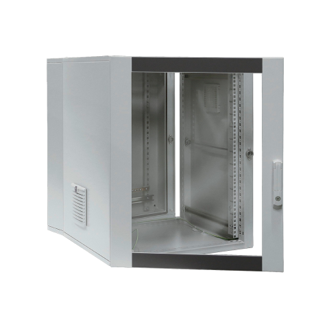 CAB15-EL - Wall cabinet 19'' 15HU with swing frame